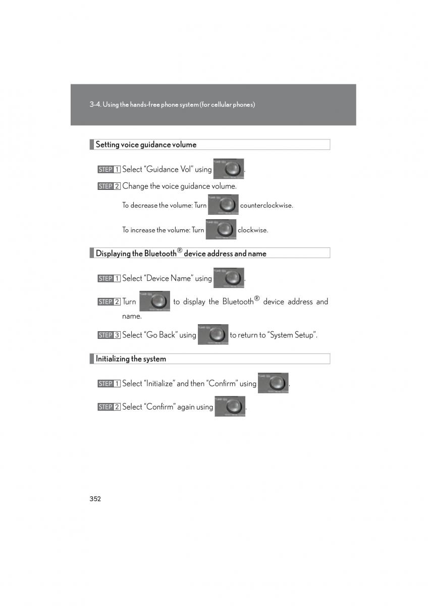 Lexus HS owners manual / page 354