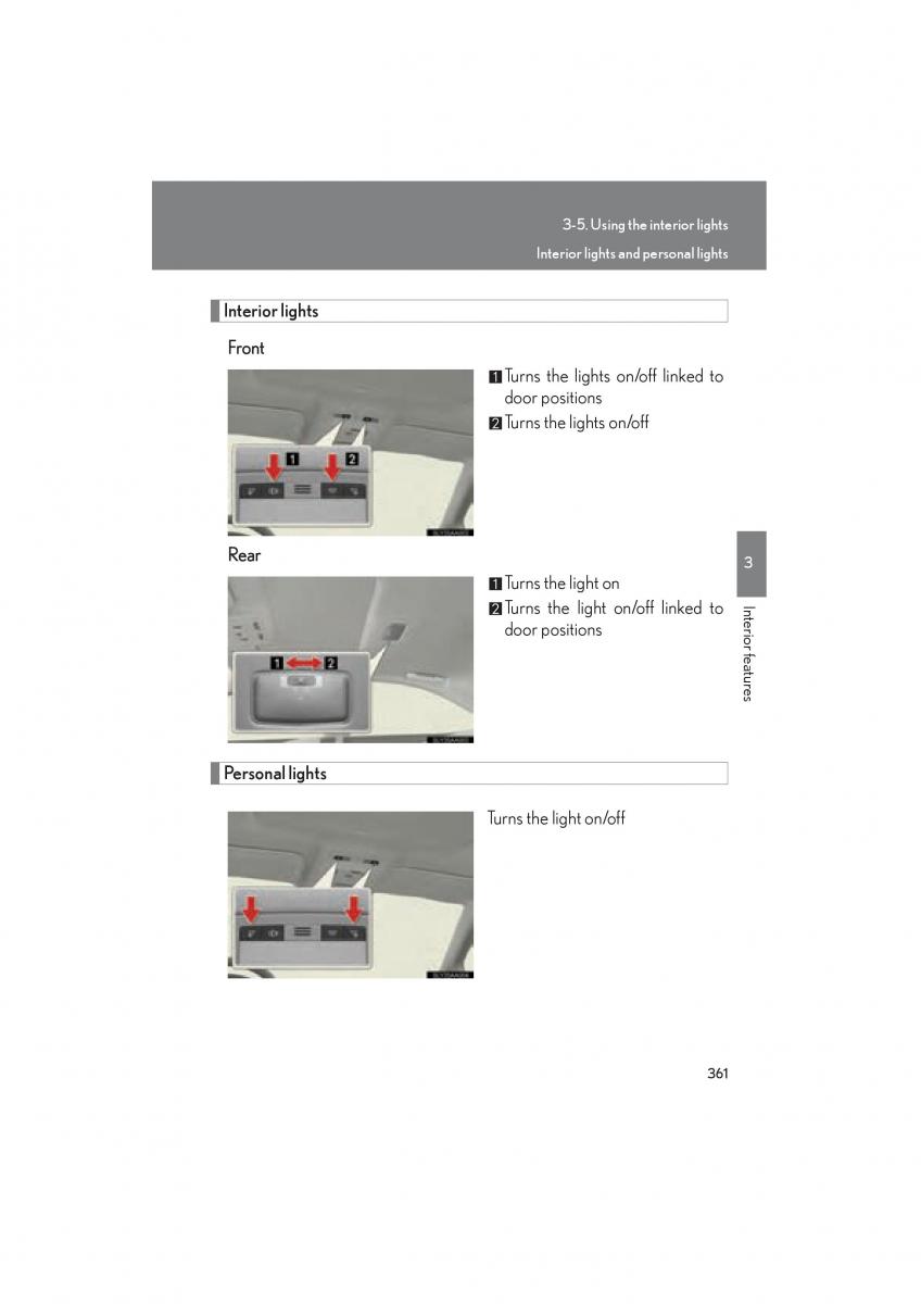 Lexus HS owners manual / page 363