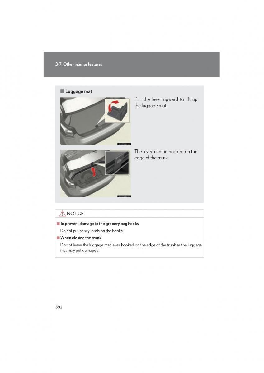 Lexus HS owners manual / page 384