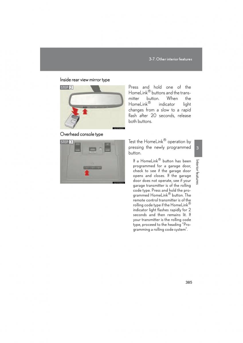 Lexus HS owners manual / page 387