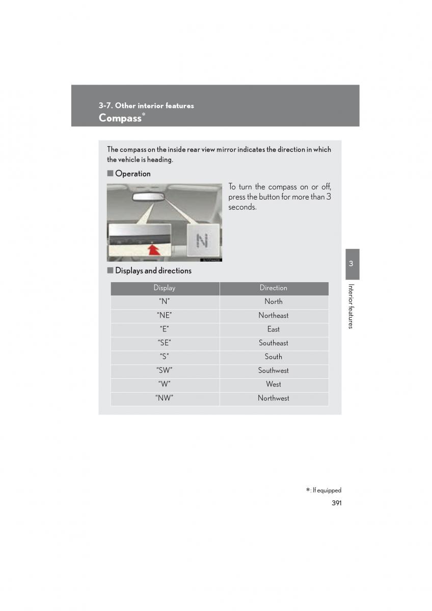 Lexus HS owners manual / page 393