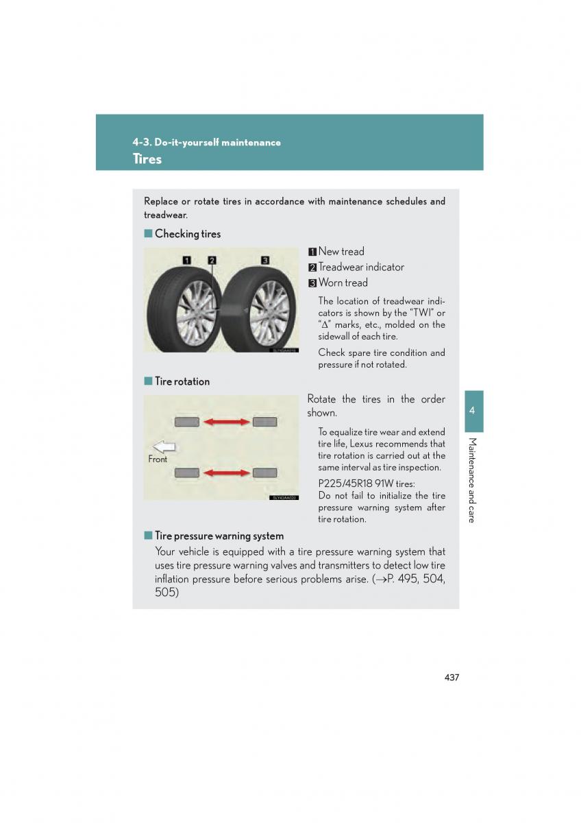 Lexus HS owners manual / page 439