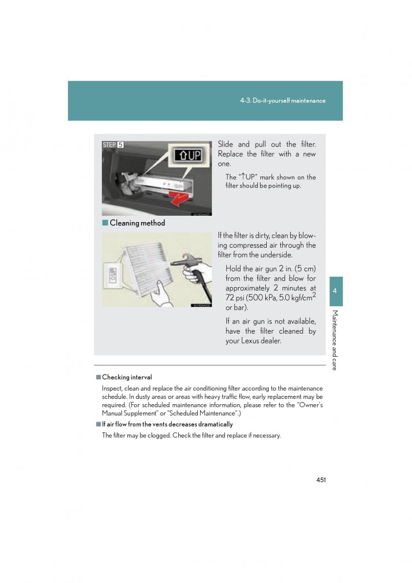 Lexus HS owners manual / page 453