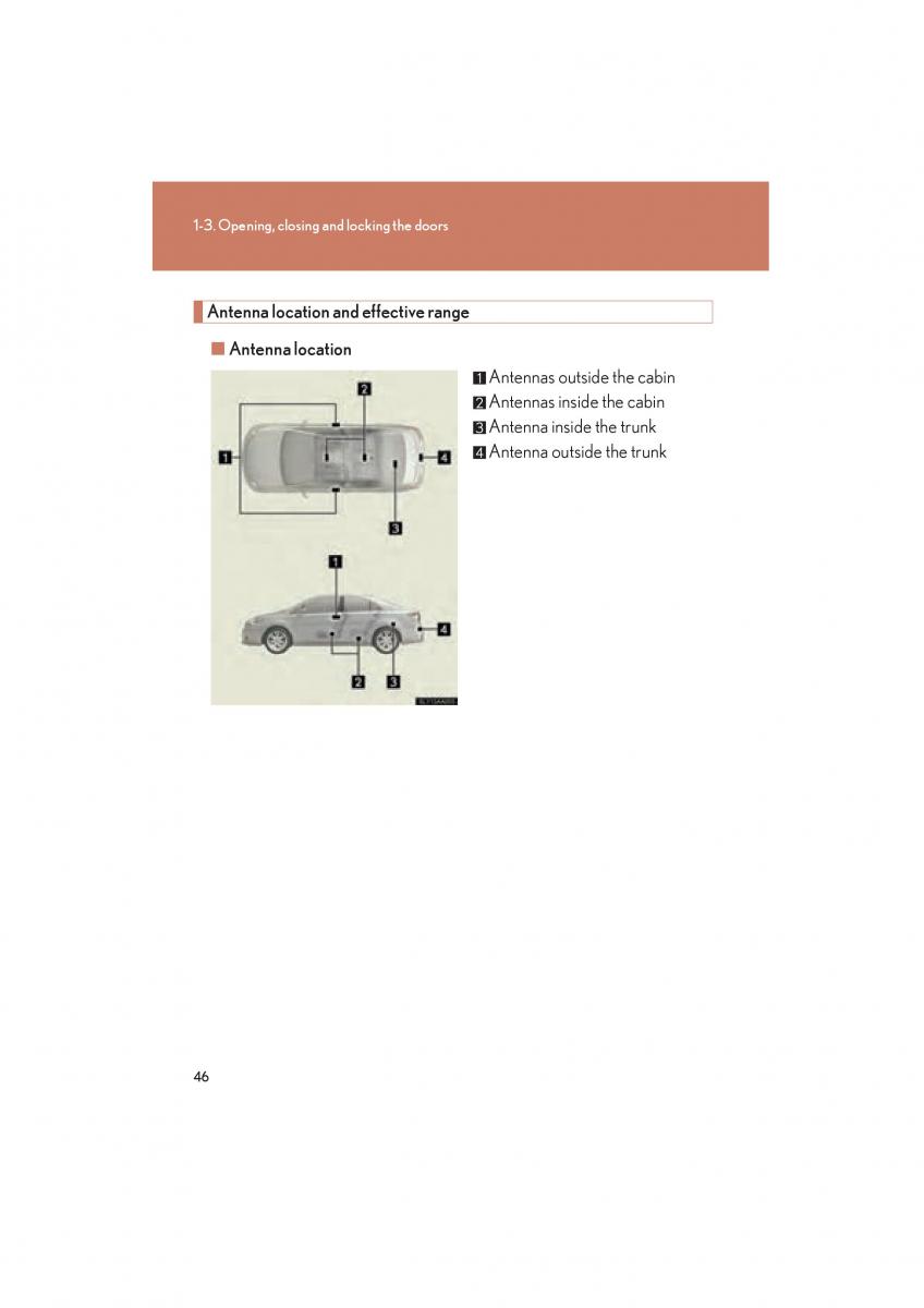 Lexus HS owners manual / page 48