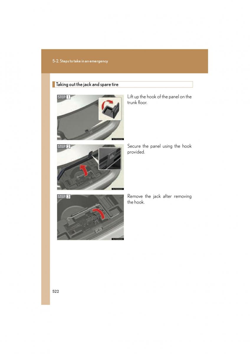 Lexus HS owners manual / page 524