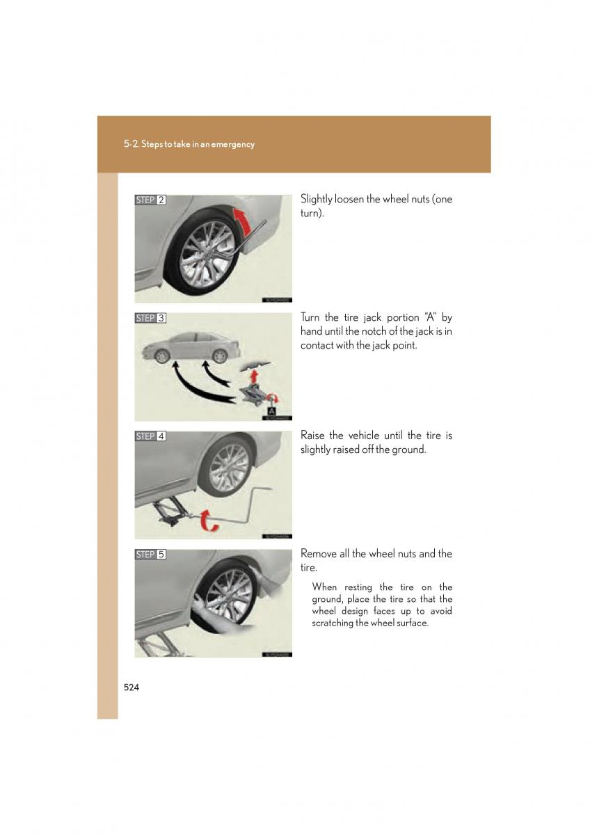 Lexus HS owners manual / page 526