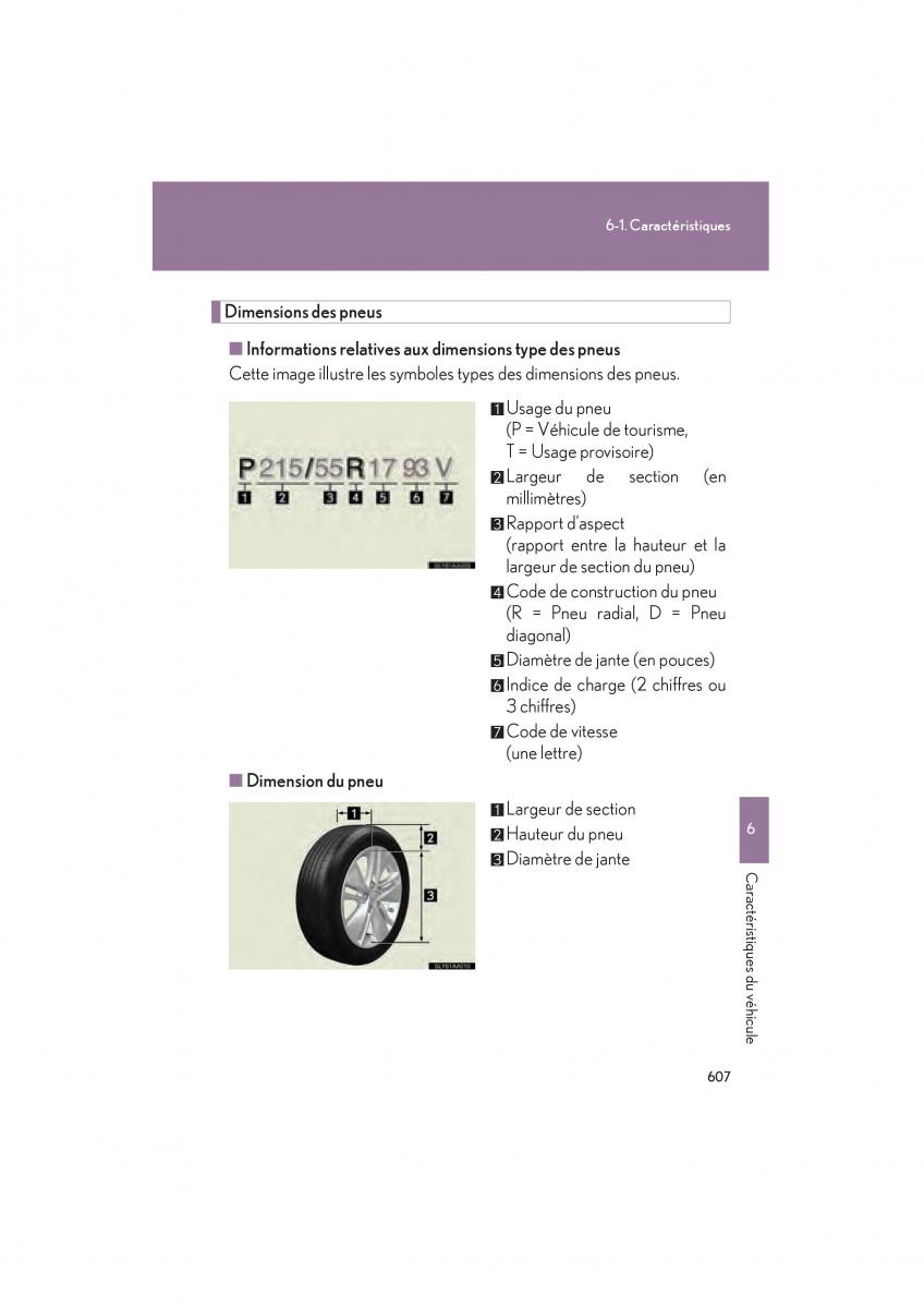 Lexus HS manuel du proprietaire / page 609