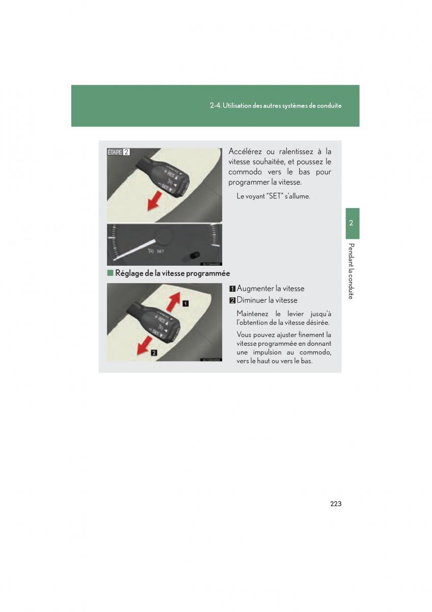 Lexus HS manuel du proprietaire / page 225