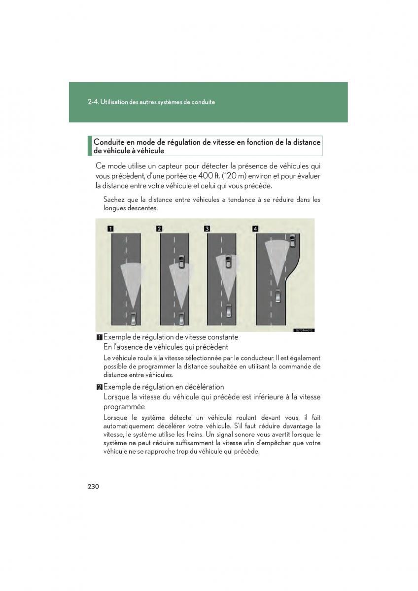 Lexus HS manuel du proprietaire / page 232