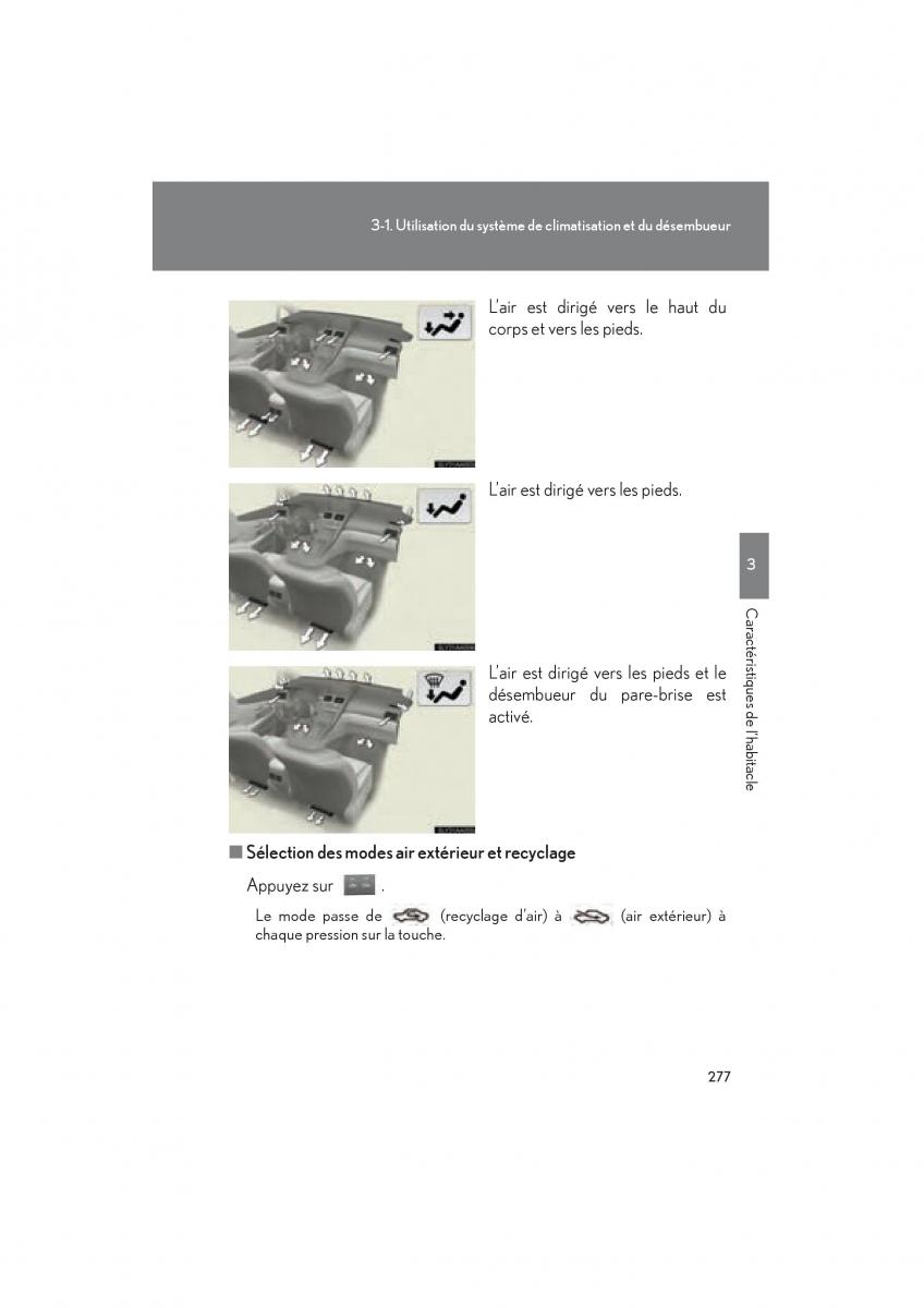 Lexus HS manuel du proprietaire / page 279