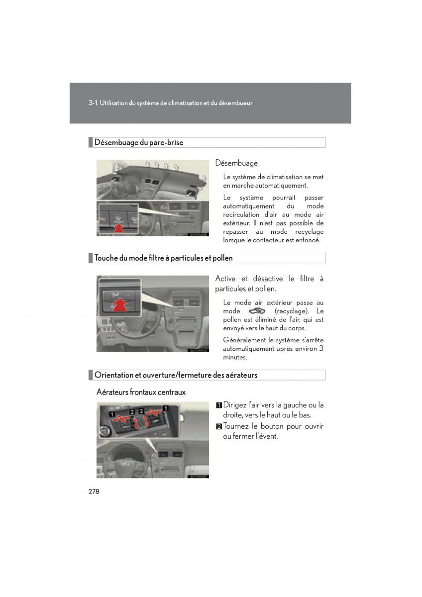 Lexus HS manuel du proprietaire / page 280