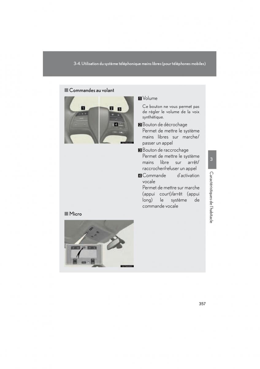 Lexus HS manuel du proprietaire / page 359