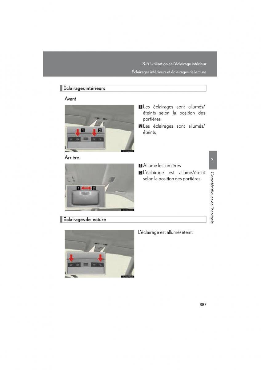 Lexus HS manuel du proprietaire / page 389