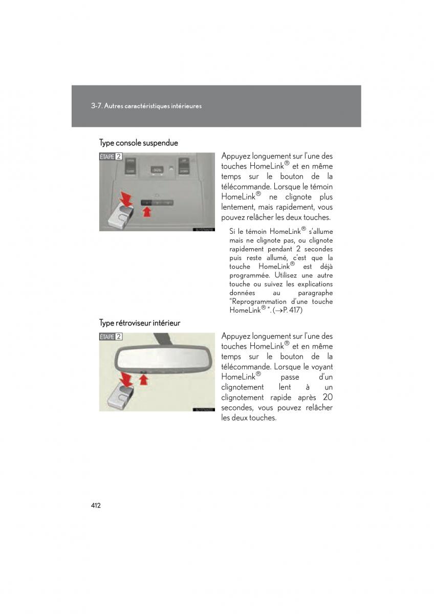 Lexus HS manuel du proprietaire / page 414