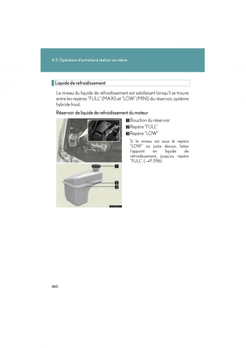 Lexus HS manuel du proprietaire / page 462