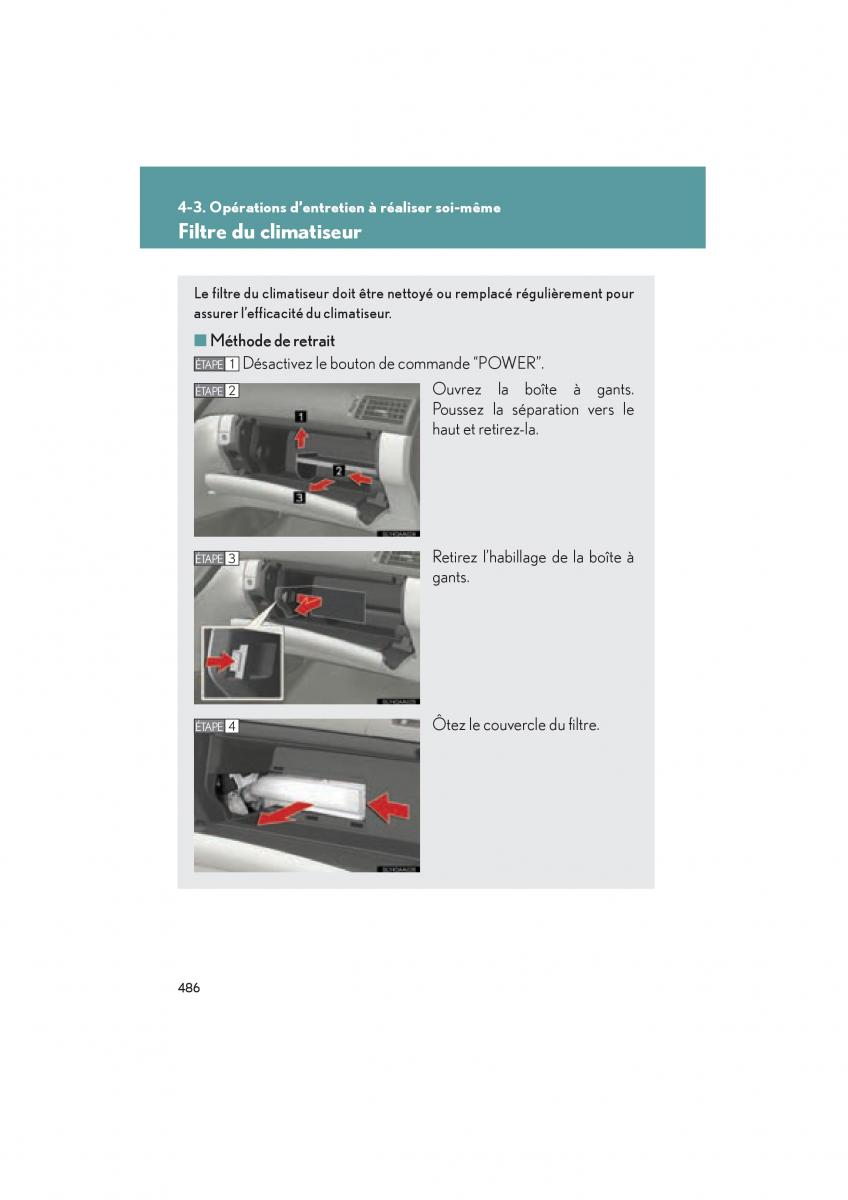 Lexus HS manuel du proprietaire / page 488