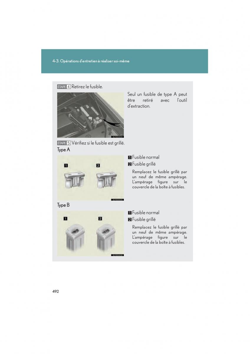 Lexus HS manuel du proprietaire / page 494