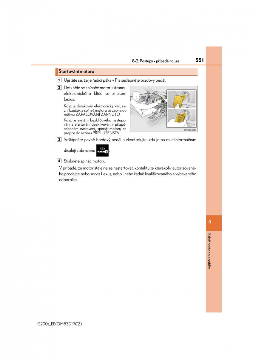 Lexus IS200t III 3 navod k obsludze / page 551