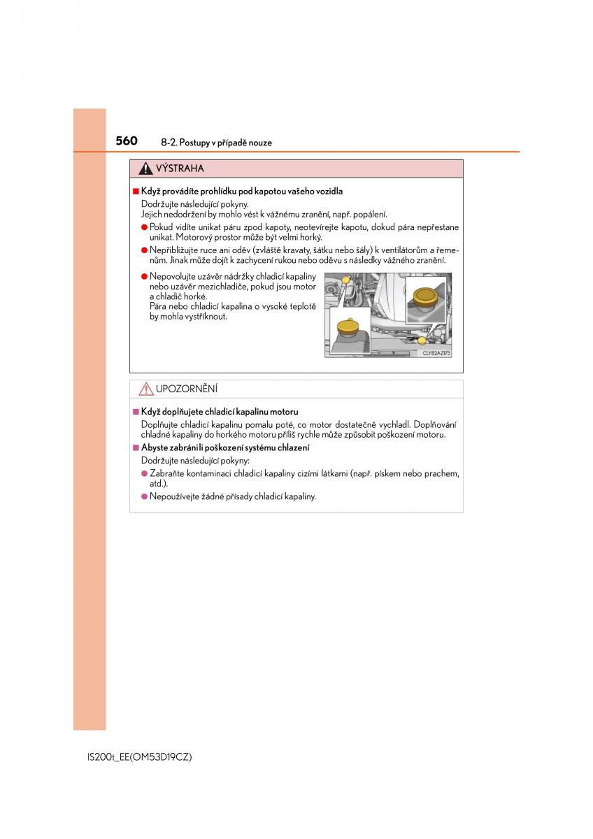 Lexus IS200t III 3 navod k obsludze / page 560