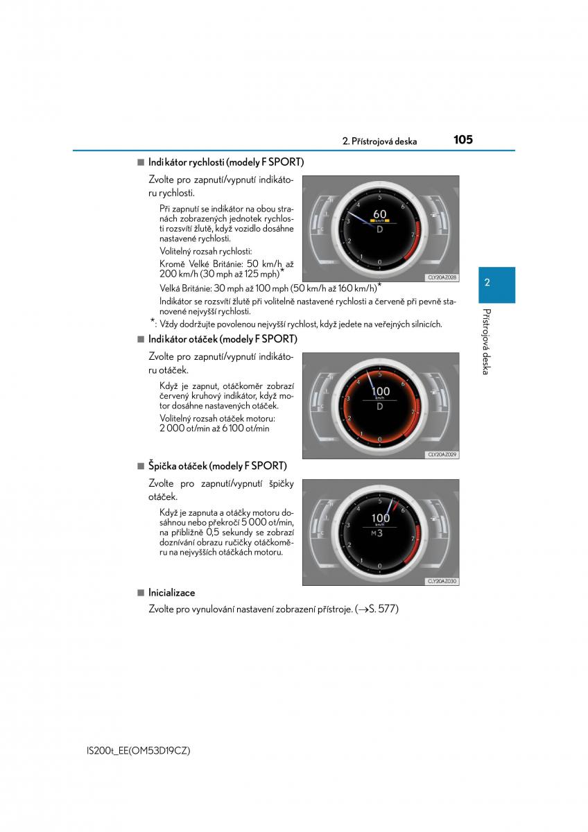 Lexus IS200t III 3 navod k obsludze / page 105