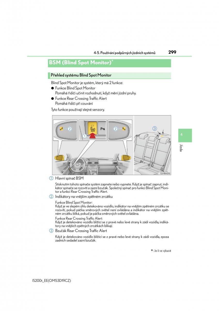 Lexus IS200t III 3 navod k obsludze / page 299