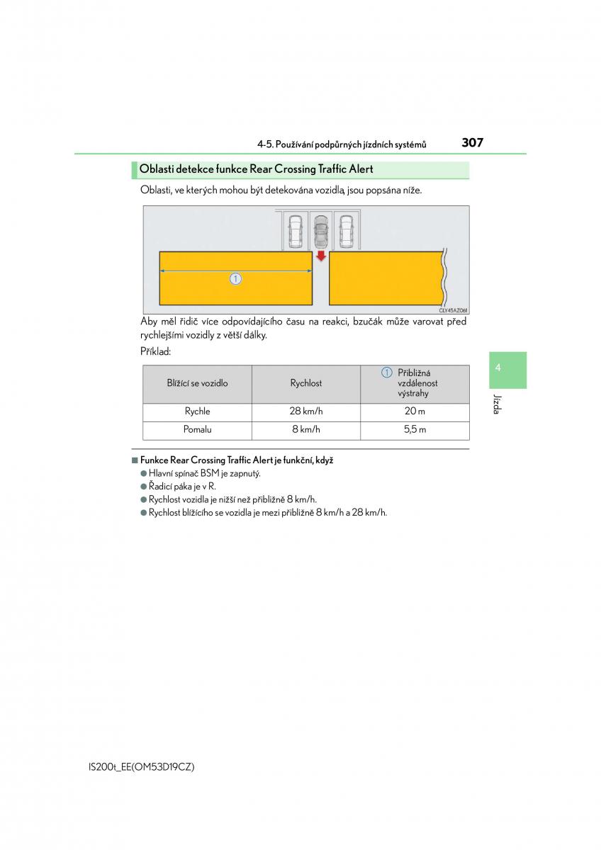 Lexus IS200t III 3 navod k obsludze / page 307