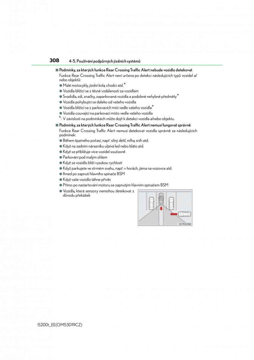 Lexus IS200t III 3 navod k obsludze / page 308