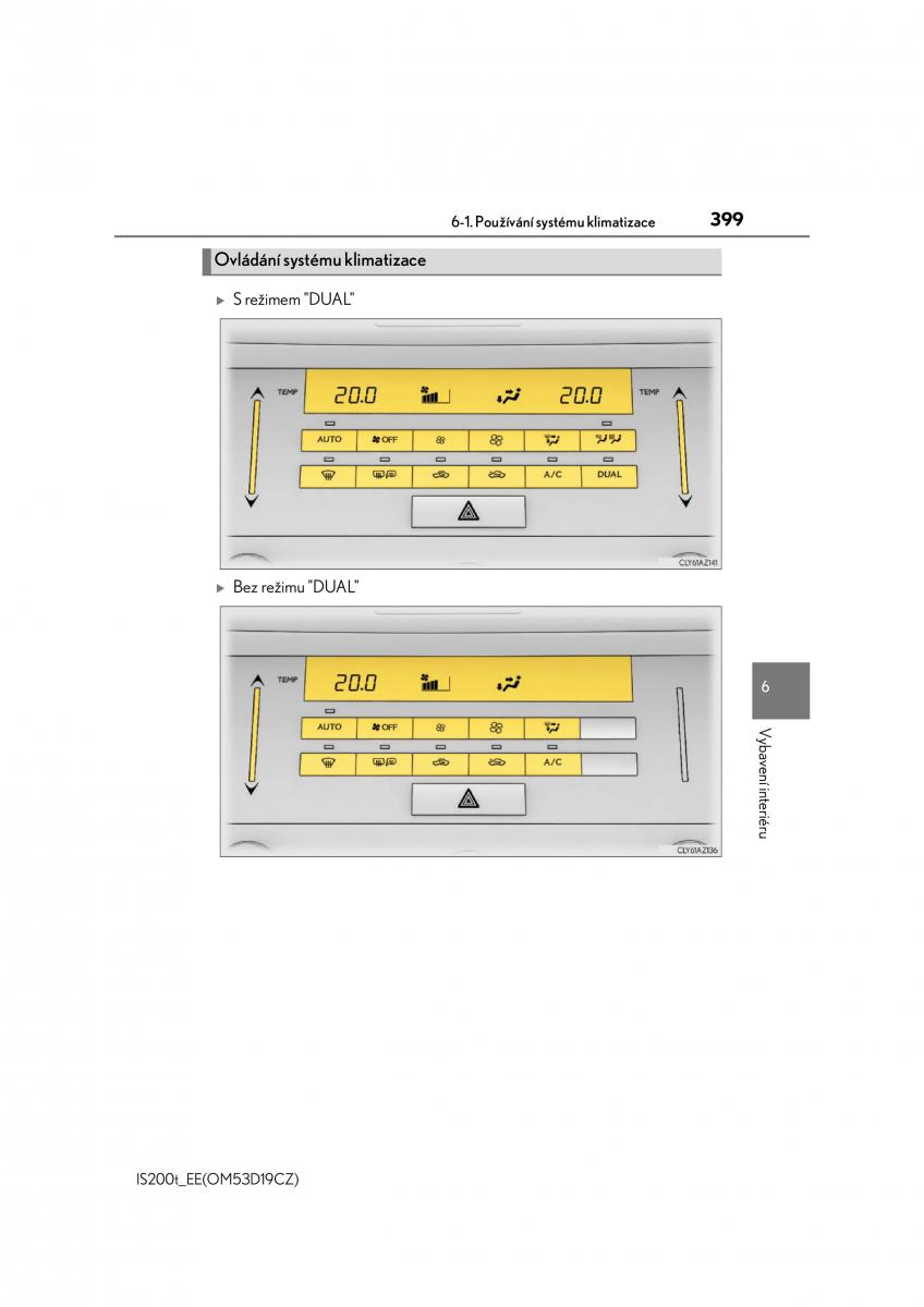 Lexus IS200t III 3 navod k obsludze / page 399