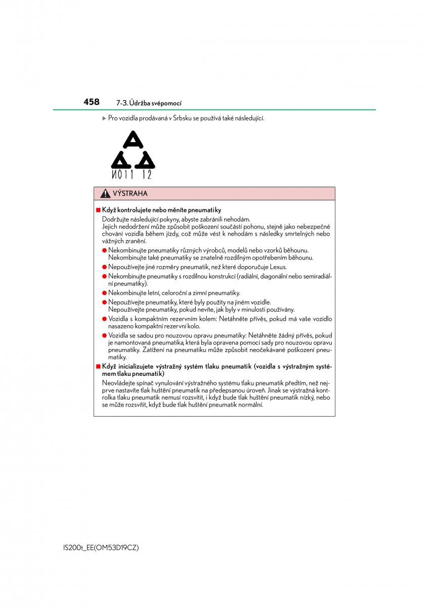 Lexus IS200t III 3 navod k obsludze / page 458