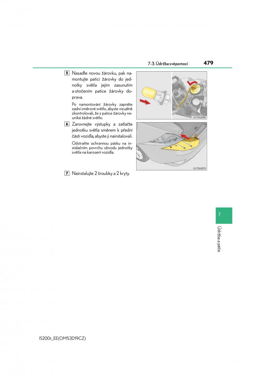 Lexus IS200t III 3 navod k obsludze / page 479