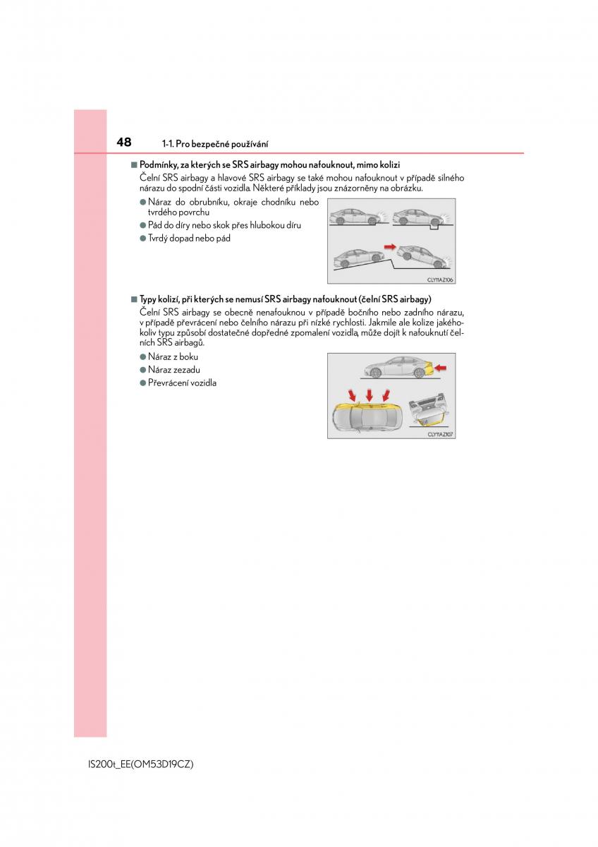 Lexus IS200t III 3 navod k obsludze / page 48