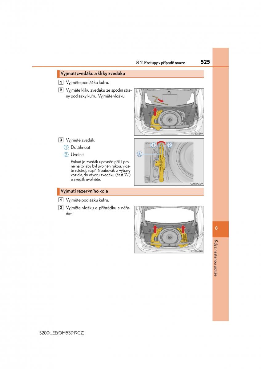 Lexus IS200t III 3 navod k obsludze / page 525