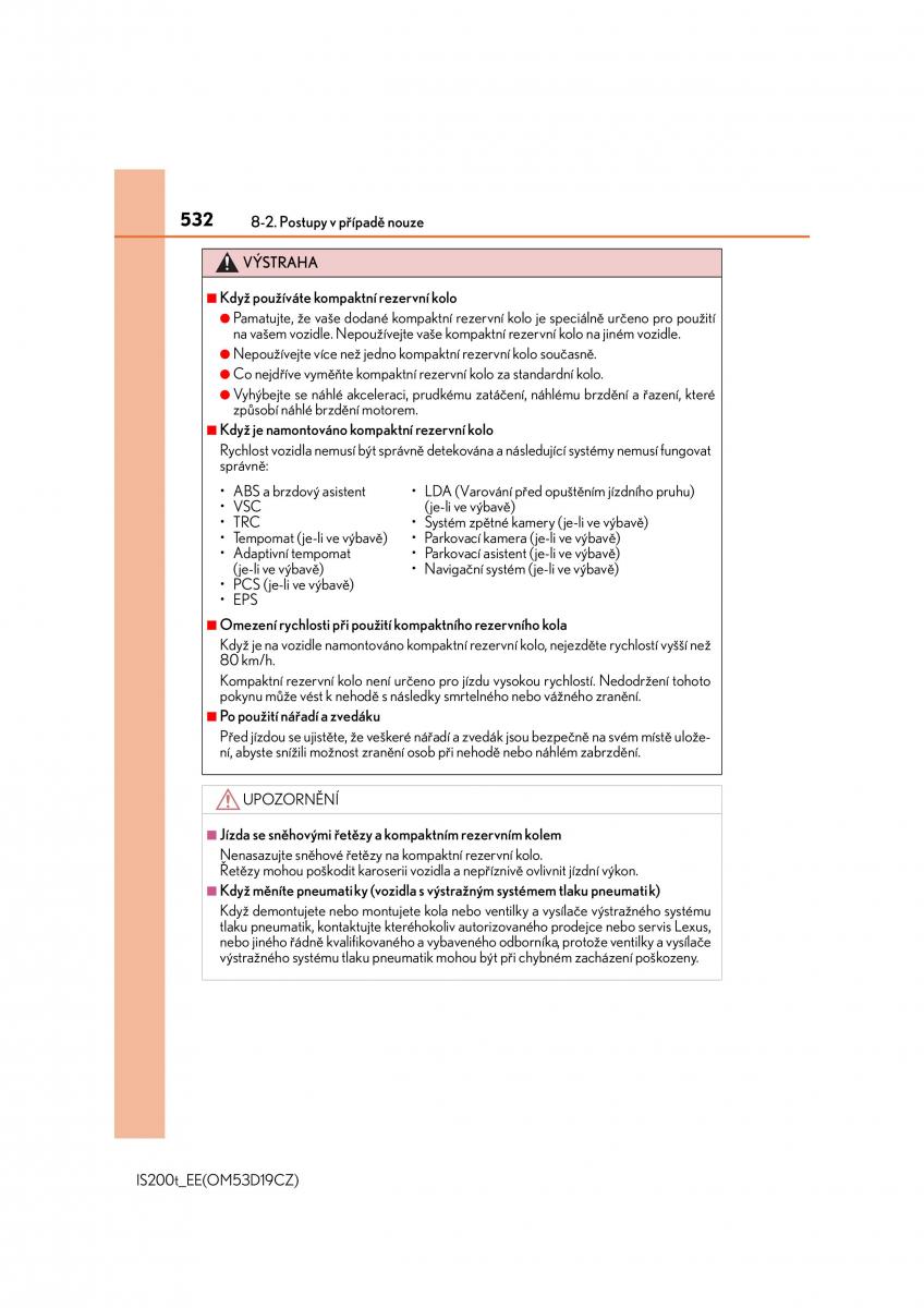 Lexus IS200t III 3 navod k obsludze / page 532