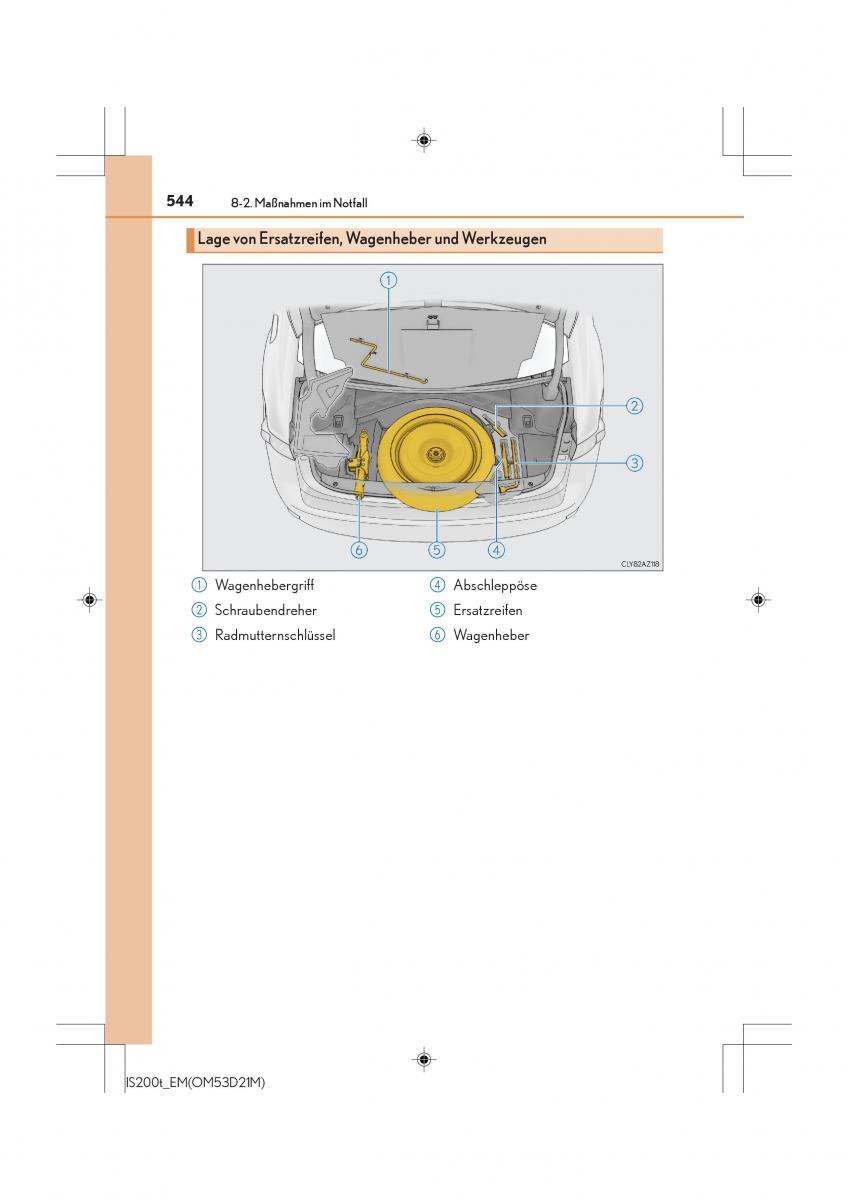 Lexus IS200t III 3 Handbuch / page 544