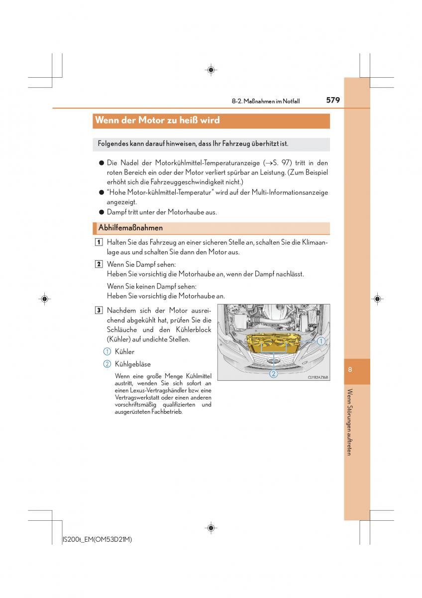 Lexus IS200t III 3 Handbuch / page 579