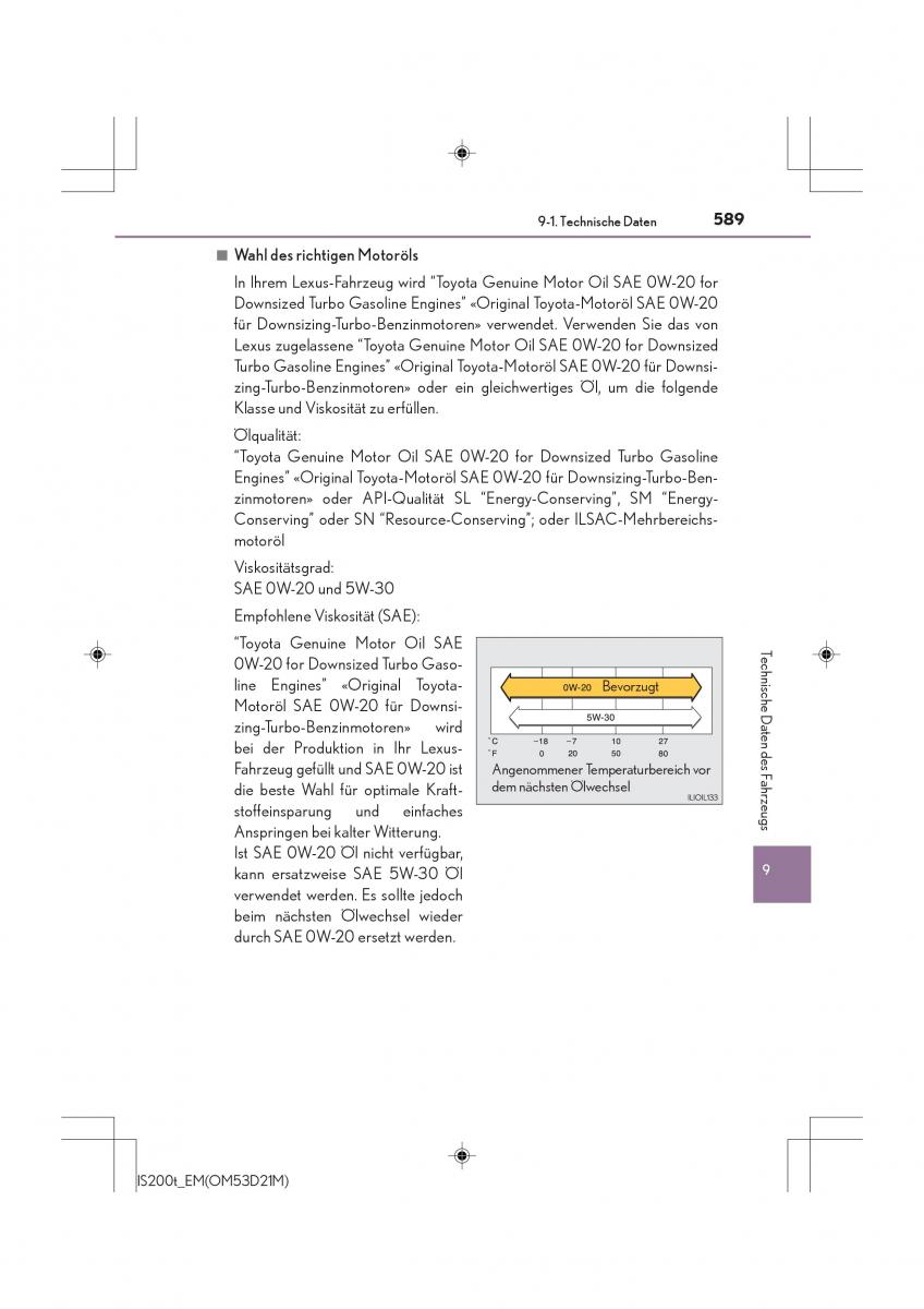 Lexus IS200t III 3 Handbuch / page 589