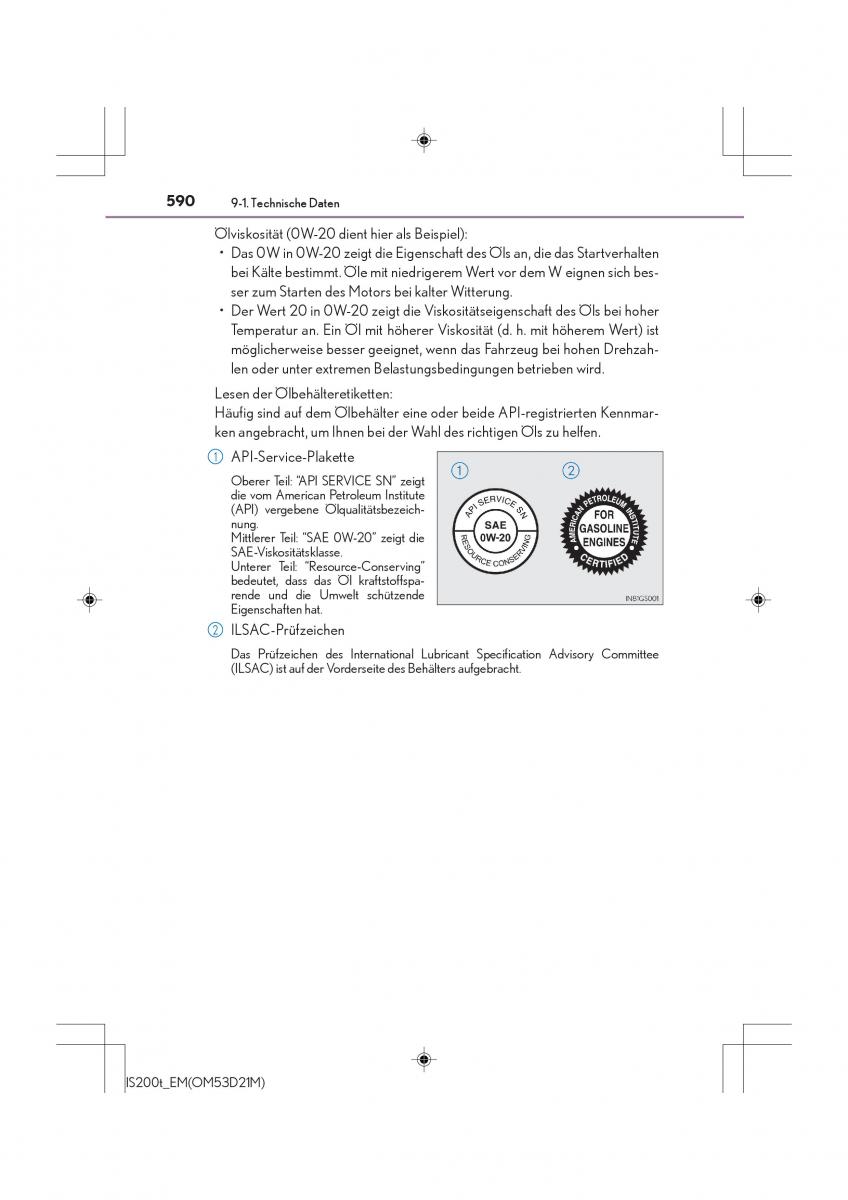 Lexus IS200t III 3 Handbuch / page 590