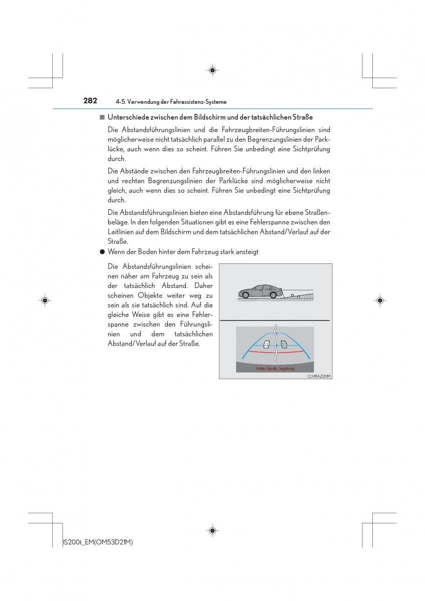 Lexus IS200t III 3 Handbuch / page 282