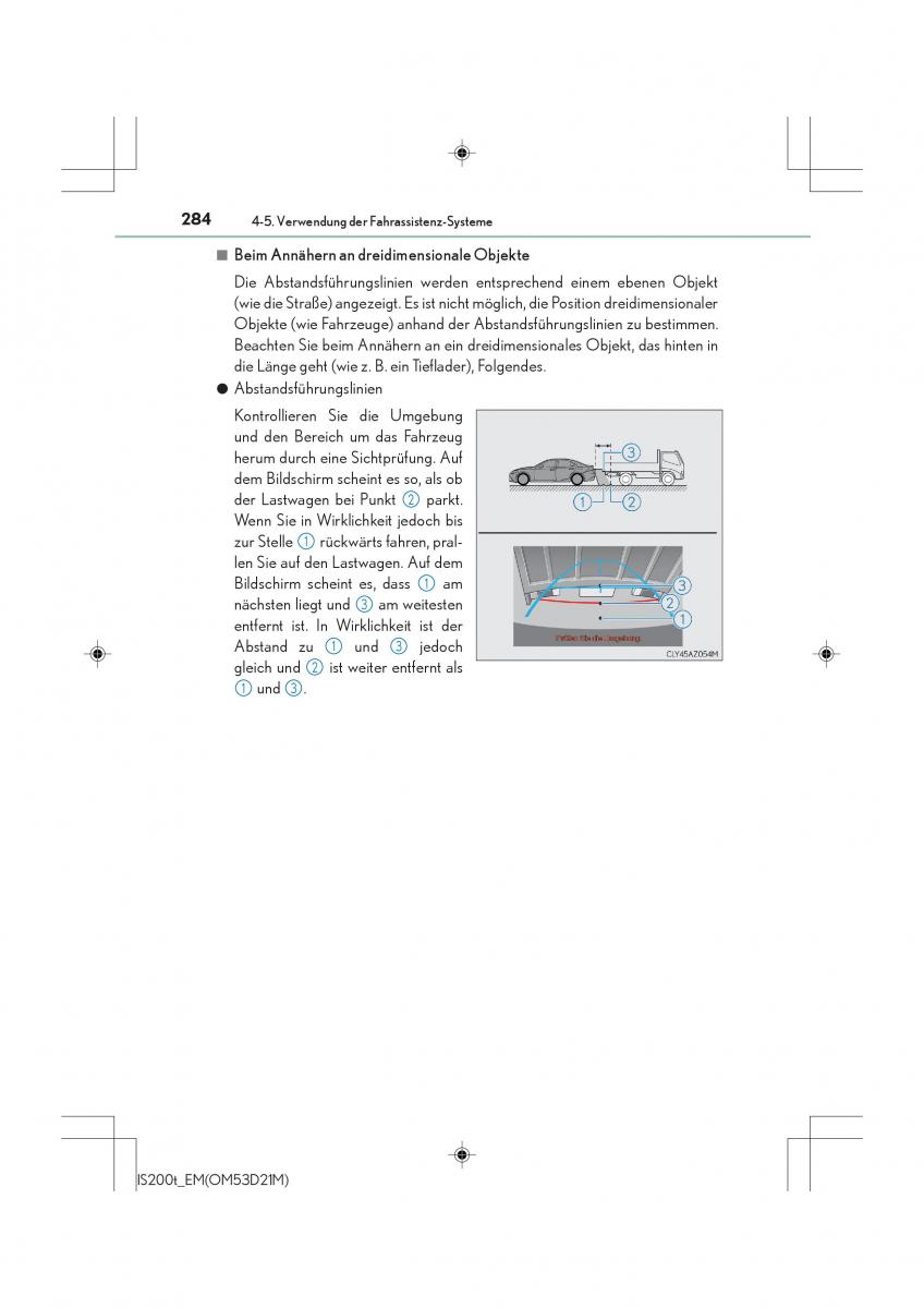 Lexus IS200t III 3 Handbuch / page 284