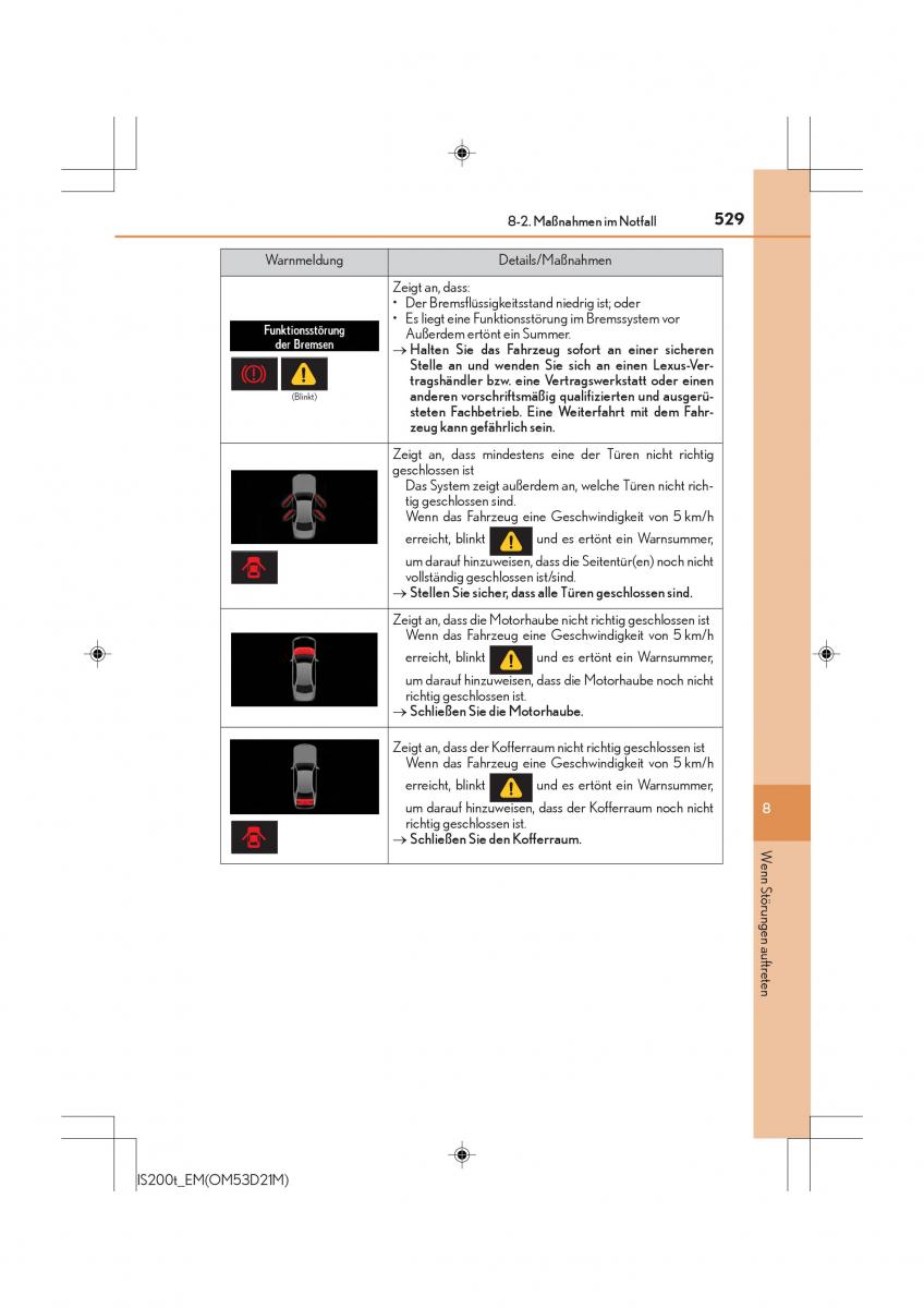 Lexus IS200t III 3 Handbuch / page 529