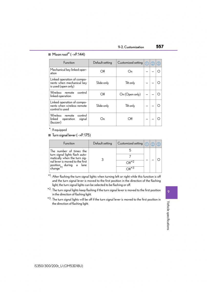 Lexus IS200t III 3 owners manual / page 557