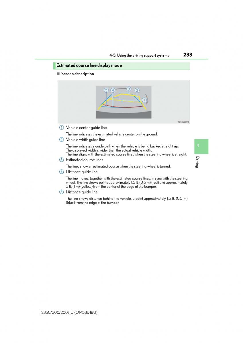 Lexus IS200t III 3 owners manual / page 233