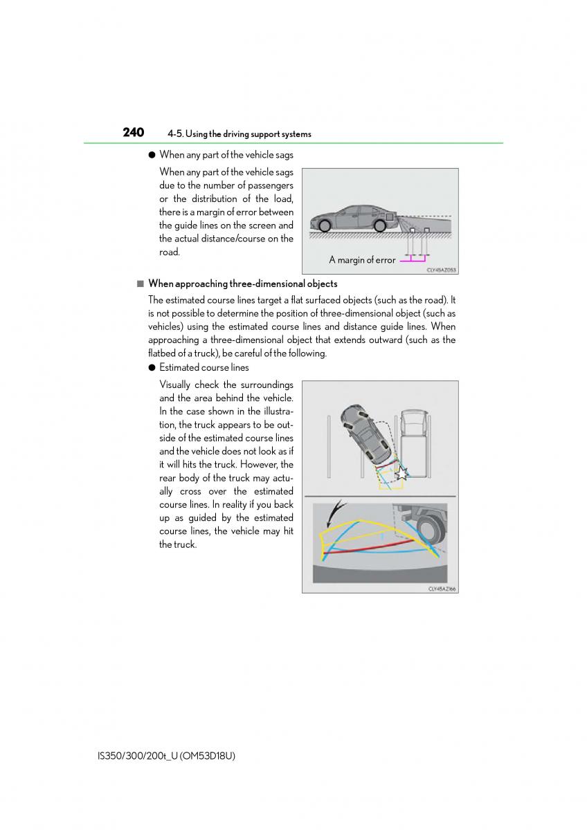 Lexus IS200t III 3 owners manual / page 240