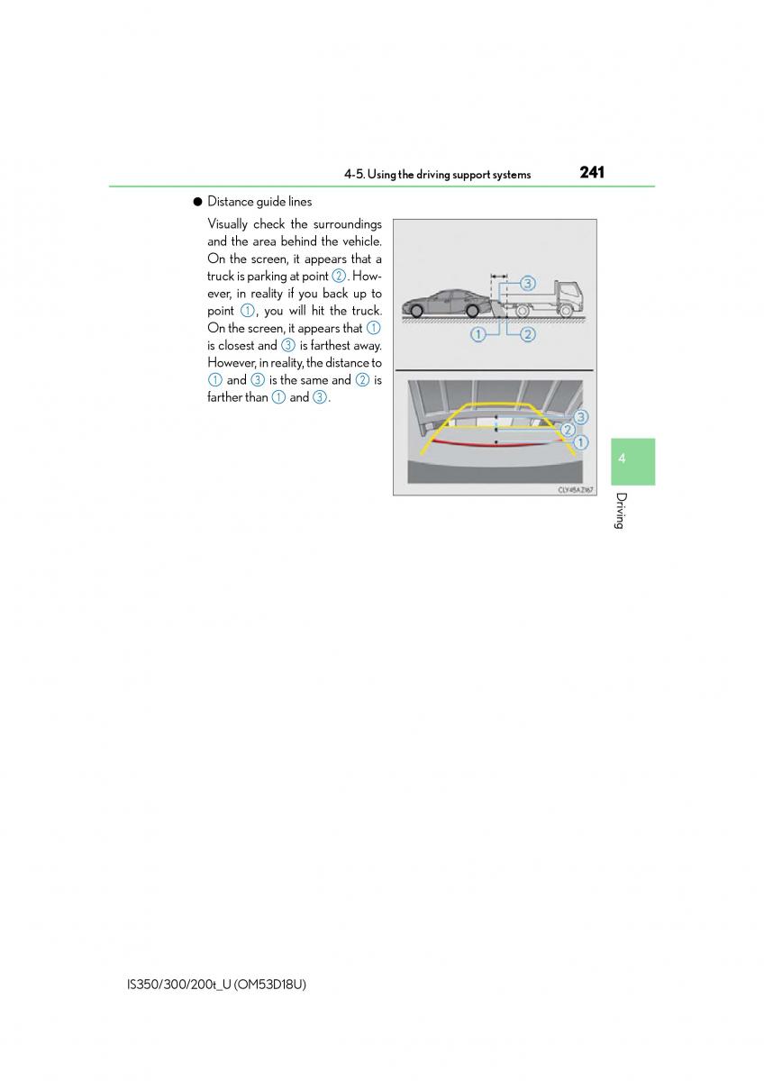 Lexus IS200t III 3 owners manual / page 241