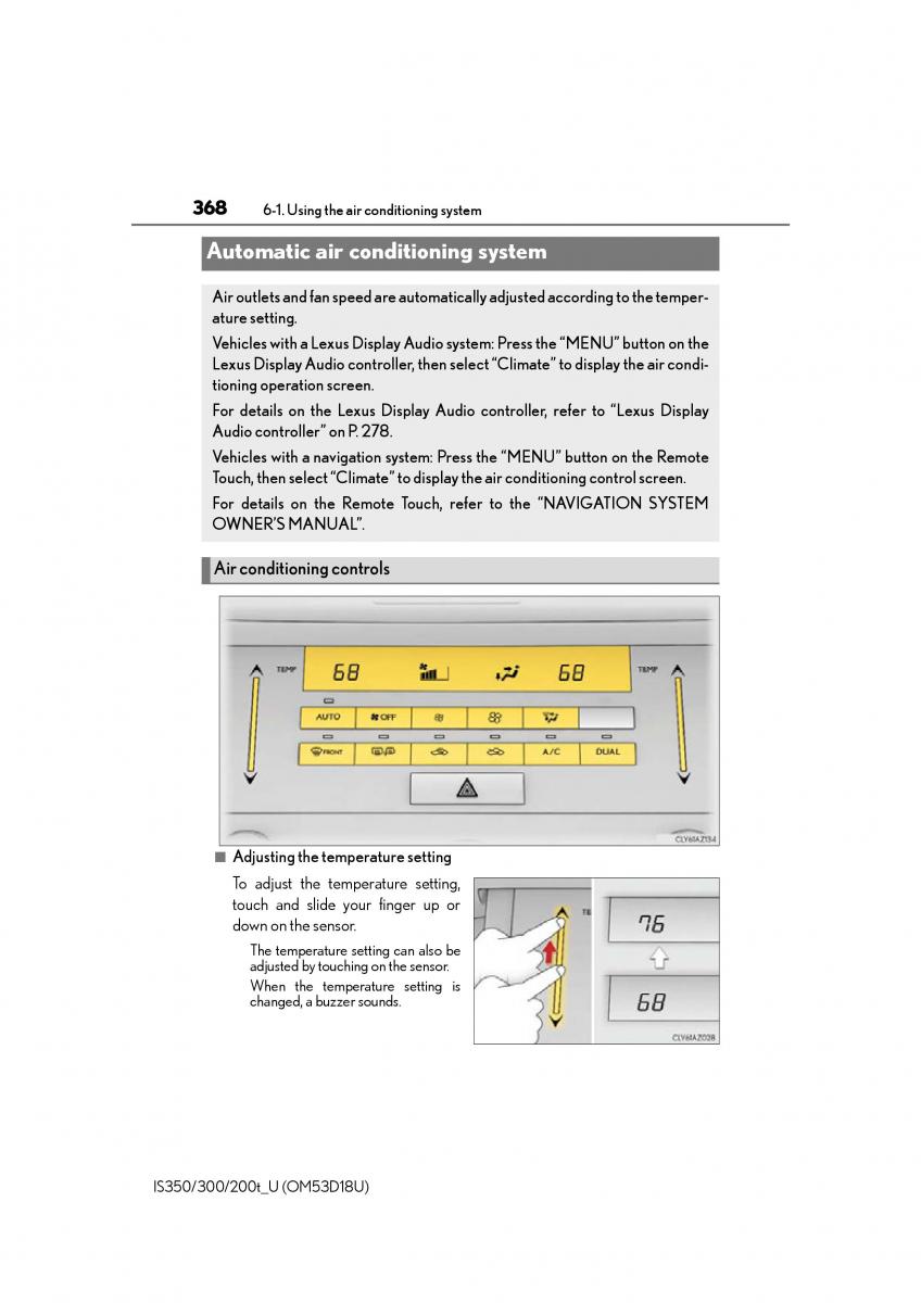 Lexus IS200t III 3 owners manual / page 368