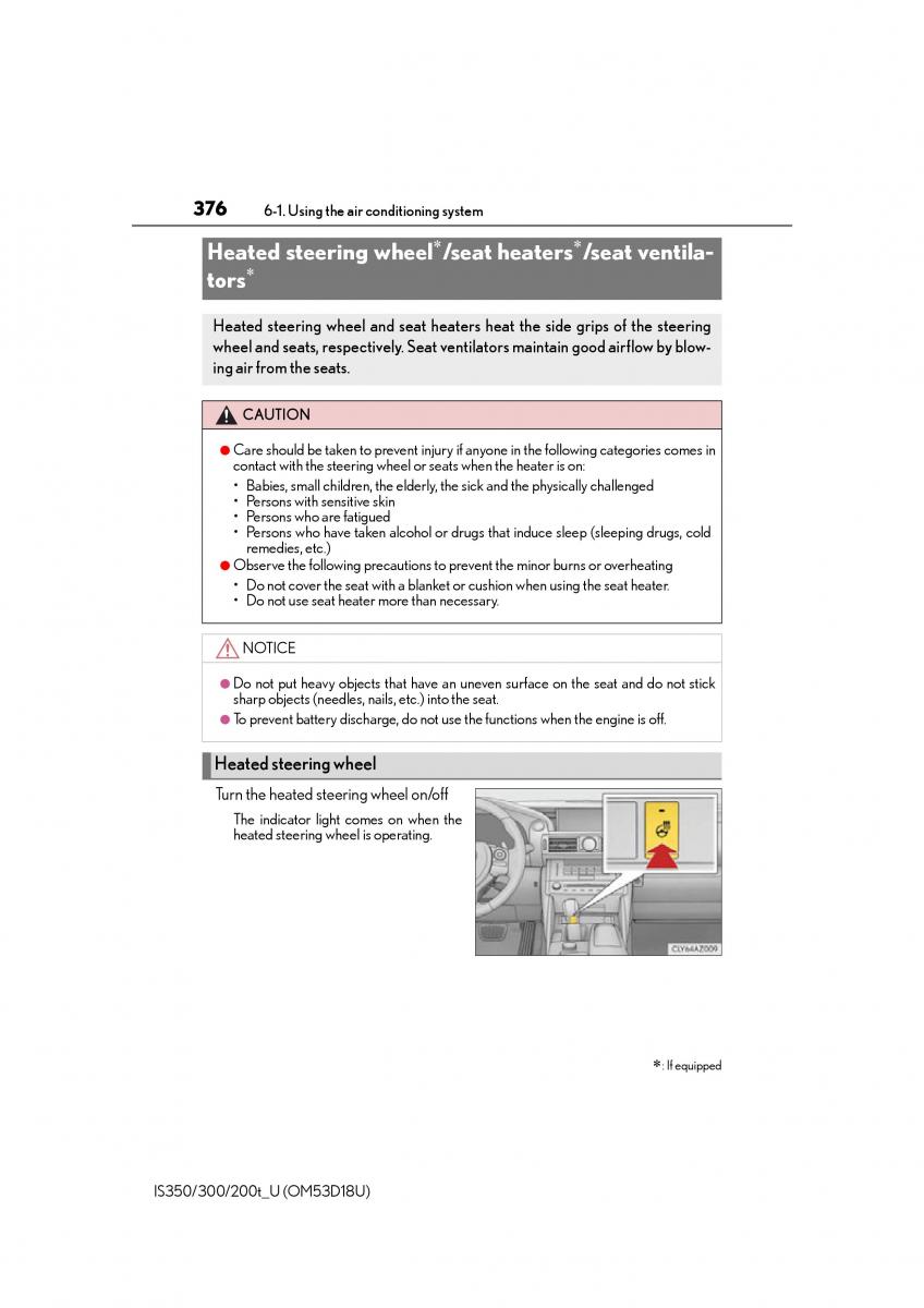 Lexus IS200t III 3 owners manual / page 376