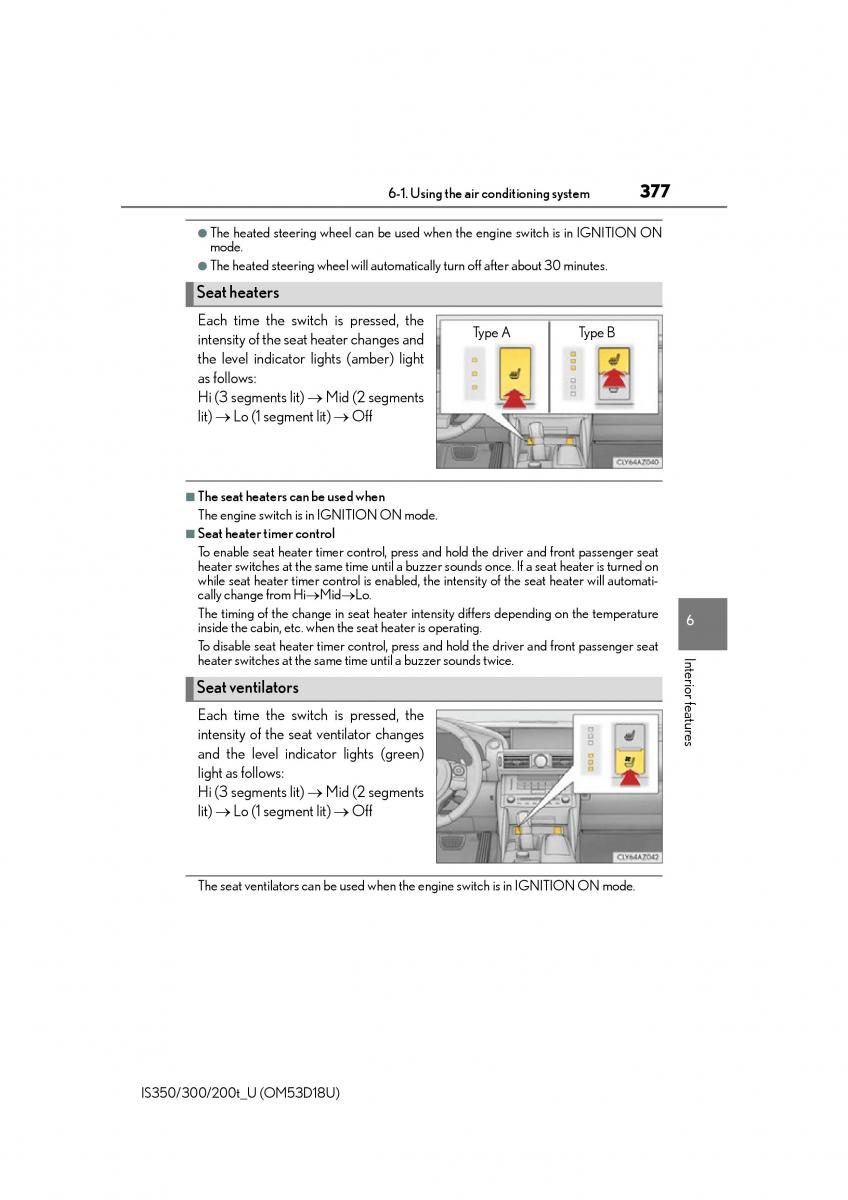 Lexus IS200t III 3 owners manual / page 377