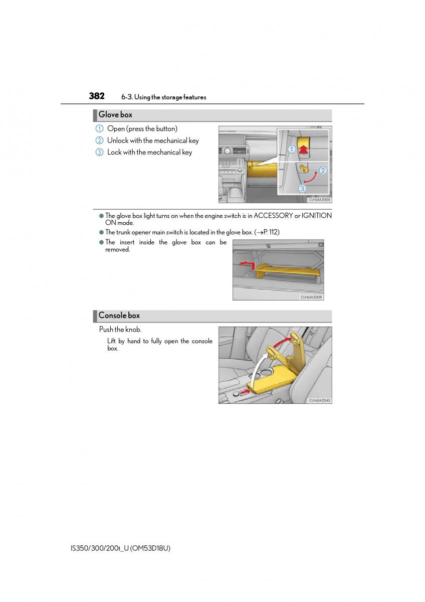 Lexus IS200t III 3 owners manual / page 382