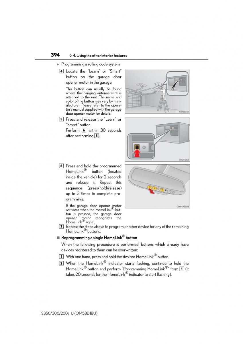 Lexus IS200t III 3 owners manual / page 394