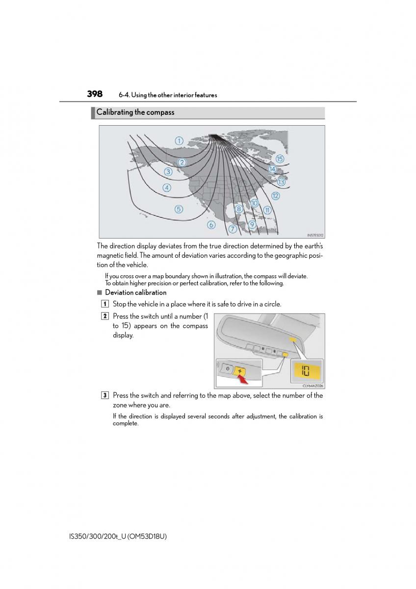 Lexus IS200t III 3 owners manual / page 398